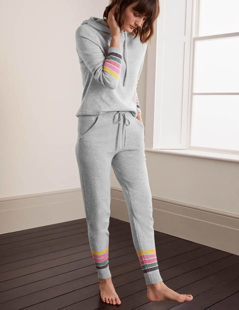Morton Gestrickte Jogginghose - Grau Melange Morton Gestrickte Jogginghose - Grau Melange