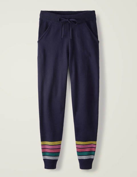 Morton Gestrickte Jogginghose - Navy Morton Gestrickte Jogginghose - Navy