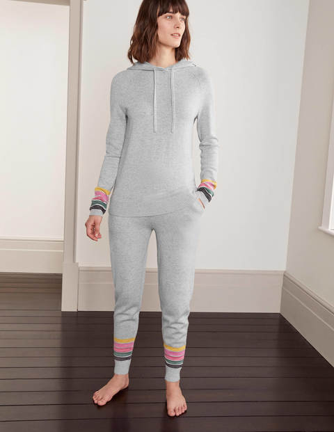 Morton Knitted Hoodie - Grey Melange Morton Knitted Hoodie - Grey Melange