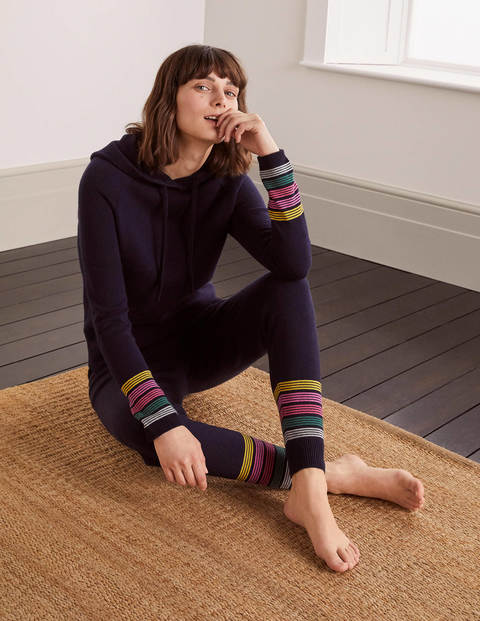 Morton Knitted Hoodie - Navy Morton Knitted Hoodie - Navy