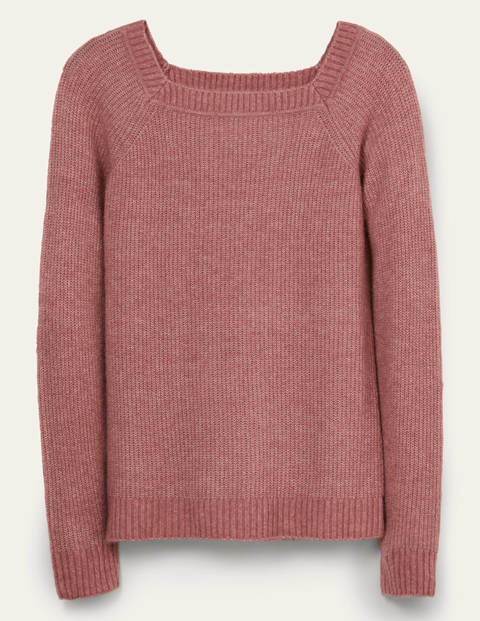 Pull Queensberry duveteux - Rose poudré Pull Queensberry duveteux - Rose poudré