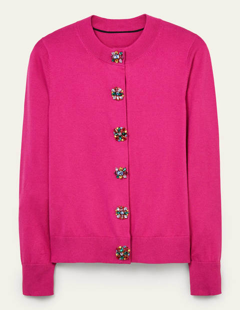 Howe Verzierter Cardigan - Pink Flambe Howe Verzierter Cardigan - Pink Flambe