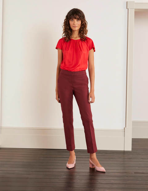 Richmond 7/8 Trousers - Maroon Richmond 7/8 Trousers - Maroon