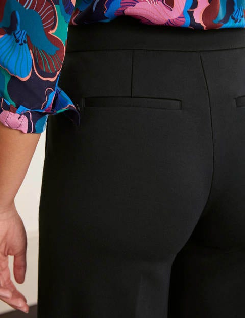 Hampshire Culotte aus Ponte-Roma-Jersey - Schwarz Hampshire Culotte aus Ponte-Roma-Jersey - Schwarz