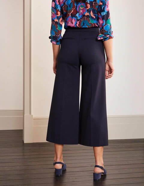 Hampshire Ponte Culottes - Navy Hampshire Ponte Culottes - Navy