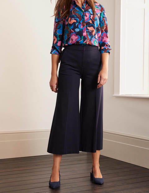 Hampshire Ponte Culottes - Navy Hampshire Ponte Culottes - Navy