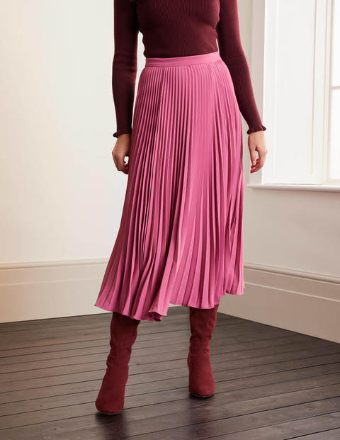Kristen Pleated Skirt - Berry Sorbet Kristen Pleated Skirt - Berry Sorbet