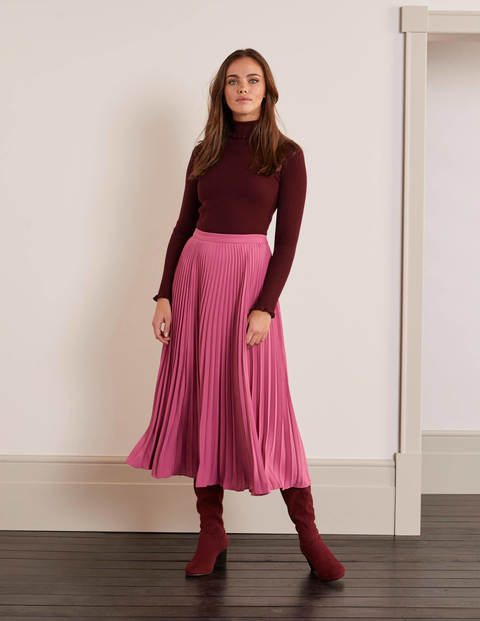 Kristen Pleated Skirt - Berry Sorbet Kristen Pleated Skirt - Berry Sorbet