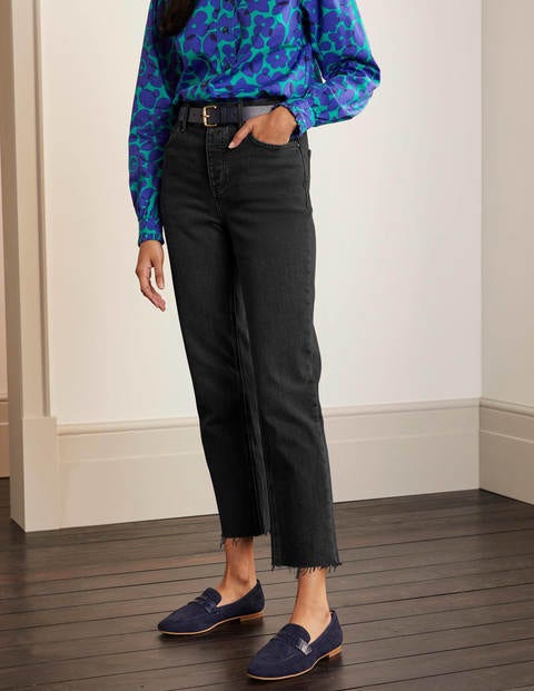Relaxed Straight Jeans - Washed Black Relaxed Straight Jeans - Washed Black