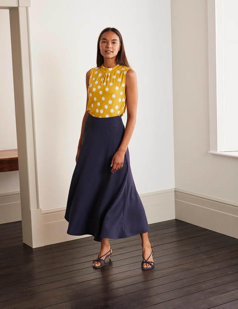 Stackpole Midi Skirt - Navy Stackpole Midi Skirt - Navy