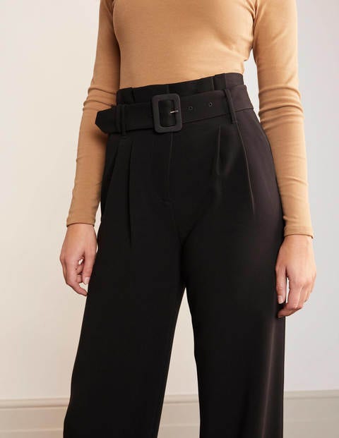 Powis Wide Leg Pants - Black Powis Wide Leg Pants - Black