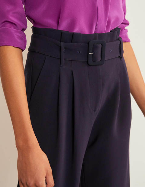 Powis Wide Leg Pants - Navy Powis Wide Leg Pants - Navy