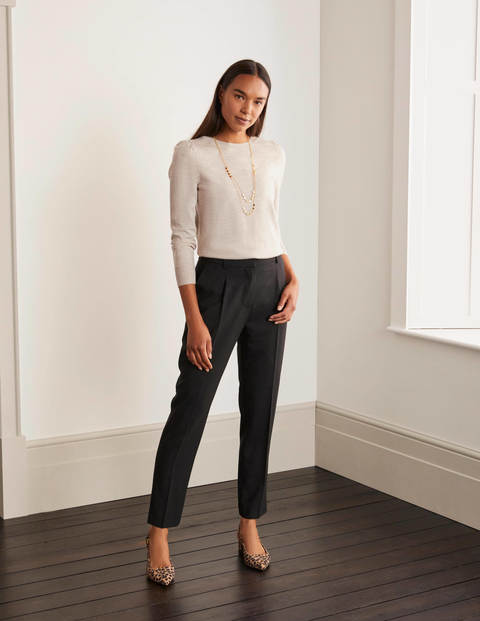 Bridport Straight Leg Trousers - Black Bridport Straight Leg Trousers - Black