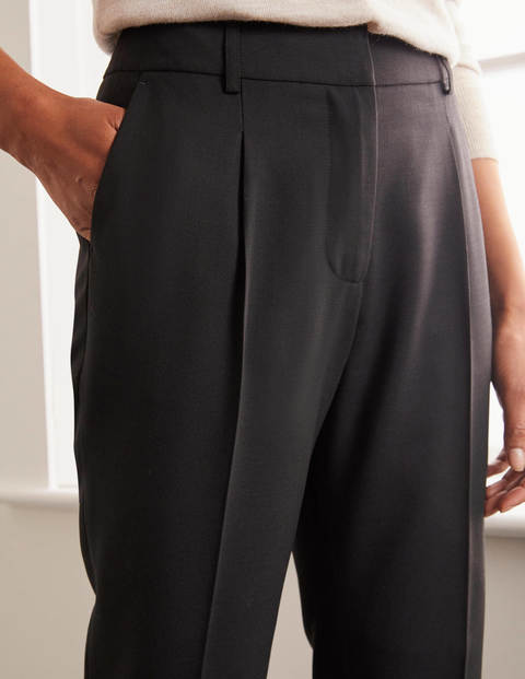 Bridport Straight Leg Trousers - Black Bridport Straight Leg Trousers - Black