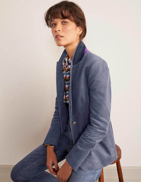 Davies Cord Blazer - Cobble Grey Davies Cord Blazer - Cobble Grey