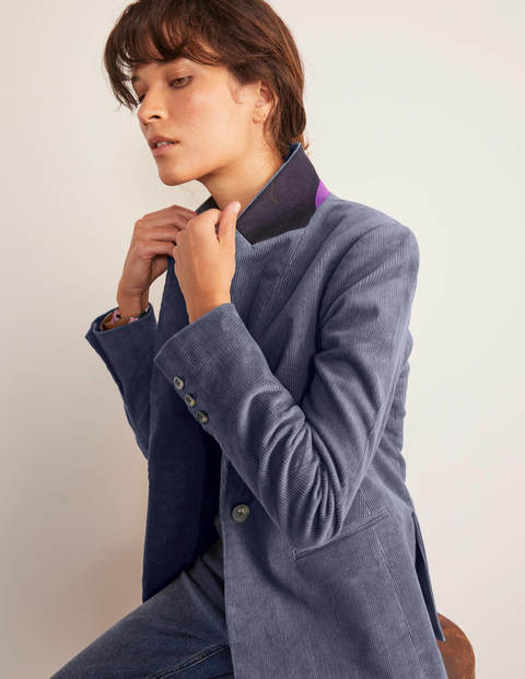 Davies Cord Blazer - Cobble Grey Davies Cord Blazer - Cobble Grey