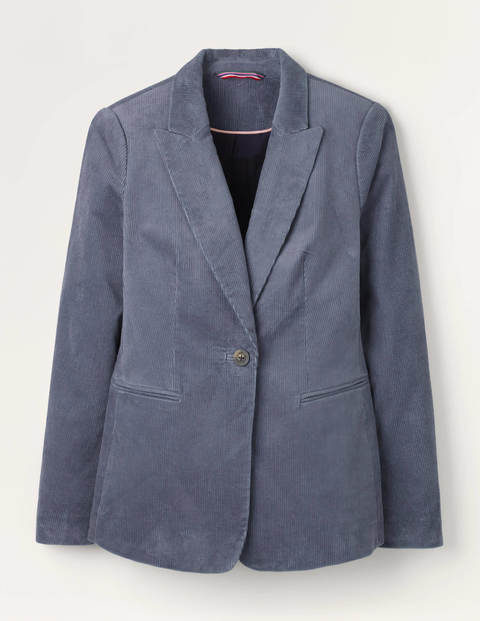 Davies Cord Blazer - Cobble Grey Davies Cord Blazer - Cobble Grey