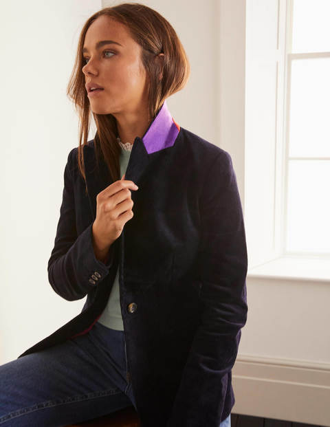 Davies Cord Blazer - Navy Davies Cord Blazer - Navy