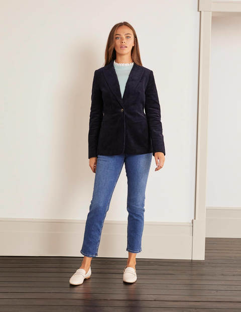 Davies Cord Blazer - Navy Davies Cord Blazer - Navy