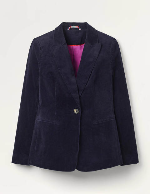 Davies Cord Blazer - Navy Davies Cord Blazer - Navy