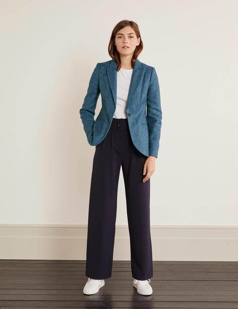 Atkins British Tweed Blazer - Dark Blue Herringbone Atkins British Tweed Blazer - Dark Blue Herringbone