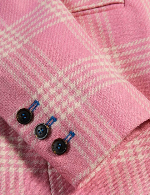 Atkins British Tweed Blazer - Pink Check Atkins British Tweed Blazer - Pink Check