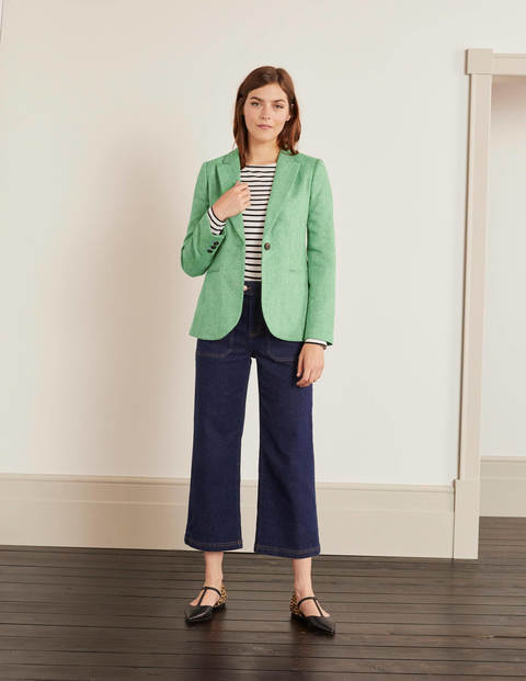 Atkins British Tweed Blazer - Green Herringbone Atkins British Tweed Blazer - Green Herringbone