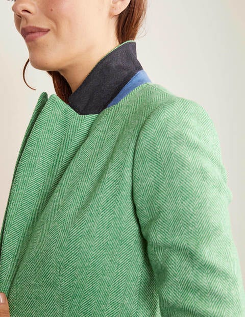 Atkins British Tweed Blazer - Green Herringbone Atkins British Tweed Blazer - Green Herringbone