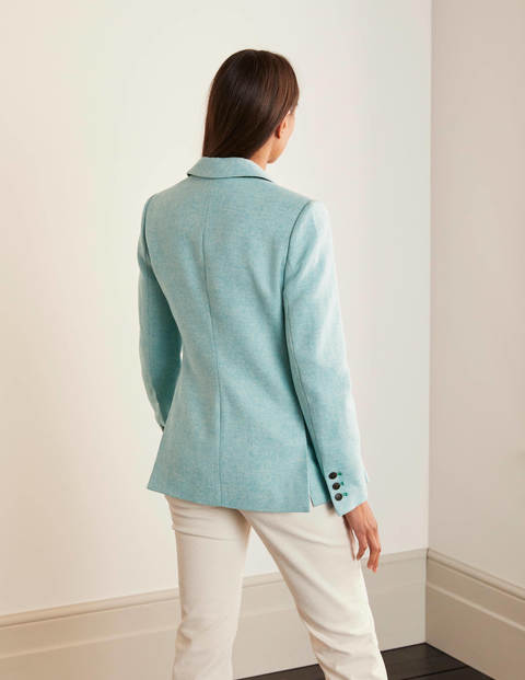 Atkins British Tweed Blazer - Light Blue Herringbone Atkins British Tweed Blazer - Light Blue Herringbone