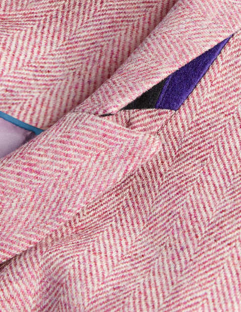 Atkins British Tweed Blazer - Pink Herringbone Atkins British Tweed Blazer - Pink Herringbone
