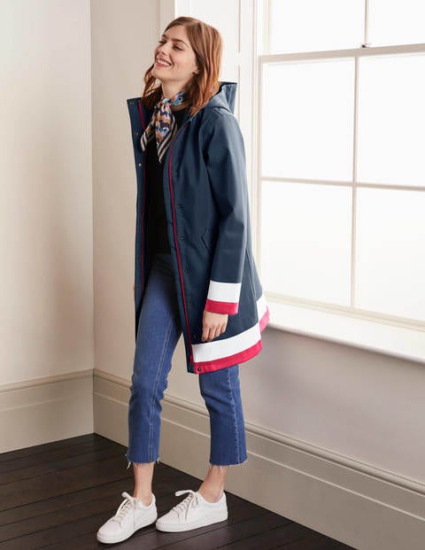 Morris Waterproof Mac - Navy Morris Waterproof Mac - Navy
