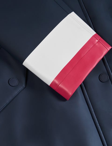 Morris Waterproof Mac - Navy Morris Waterproof Mac - Navy
