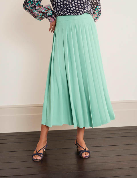 Musgrove Pleated Skirt - Icicle Green Musgrove Pleated Skirt - Icicle Green