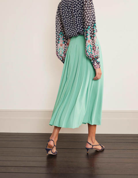 Musgrove Pleated Skirt - Icicle Green Musgrove Pleated Skirt - Icicle Green