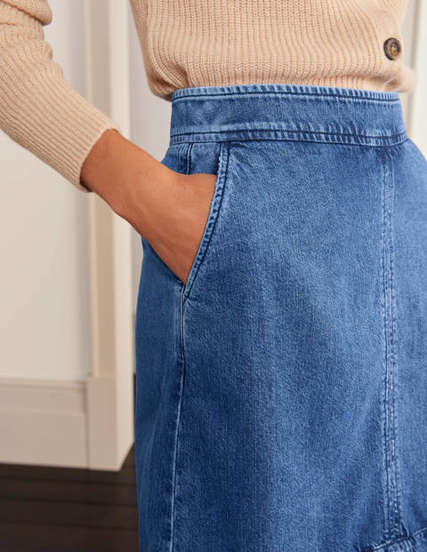 Beresford Minirock - Mittleres Vintageblau Beresford Minirock - Mittleres Vintageblau