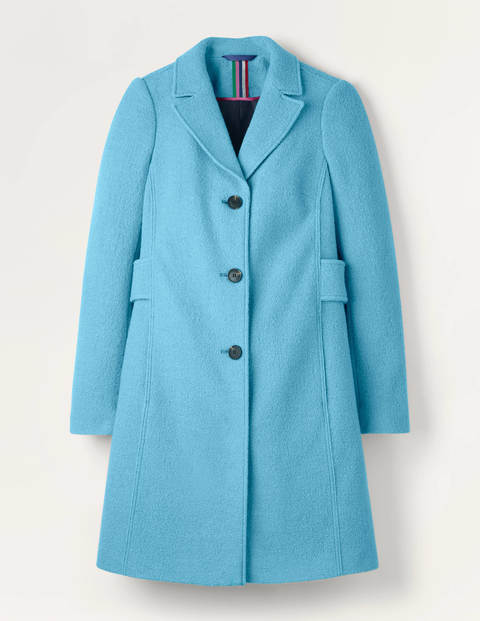 Einreihiger Trenchcoat - Schottenrockblau Einreihiger Trenchcoat - Schottenrockblau
