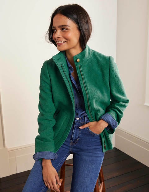 Howell Jacket Forest | Boden EU Girls' Coats & Jackets | Boden EU