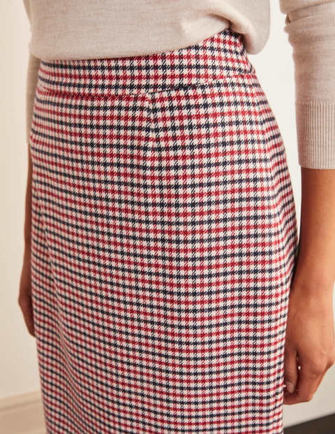 Carbury Bleistiftrock - Navy/Rot, Kariert Carbury Bleistiftrock - Navy/Rot, Kariert