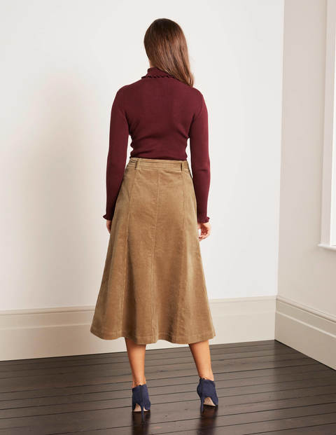 Everdene Midi Skirt - Camel Cord Everdene Midi Skirt - Camel Cord