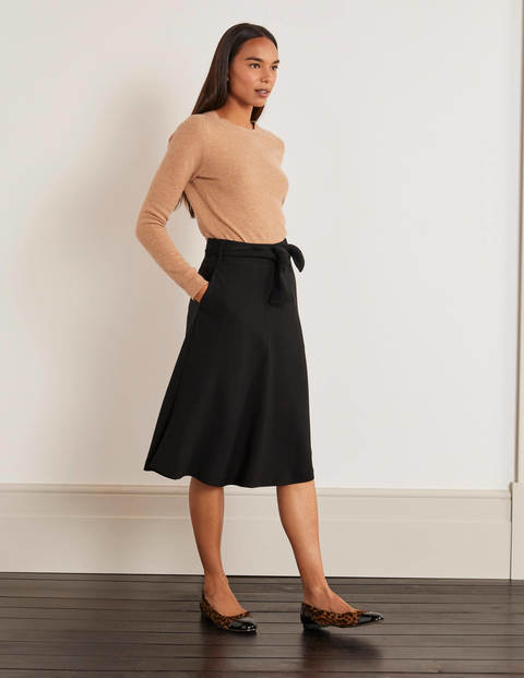 Morland Belted Skirt - Black Morland Belted Skirt - Black