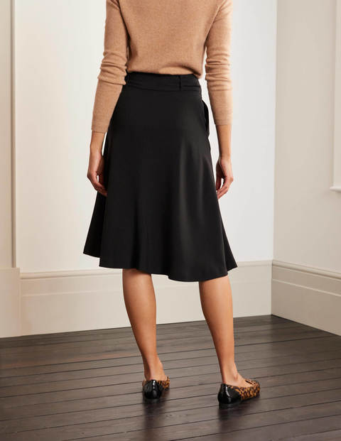 Morland Belted Skirt - Black Morland Belted Skirt - Black