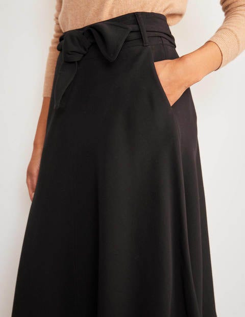 Morland Belted Skirt - Black Morland Belted Skirt - Black