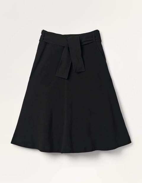 Morland Belted Skirt - Black Morland Belted Skirt - Black