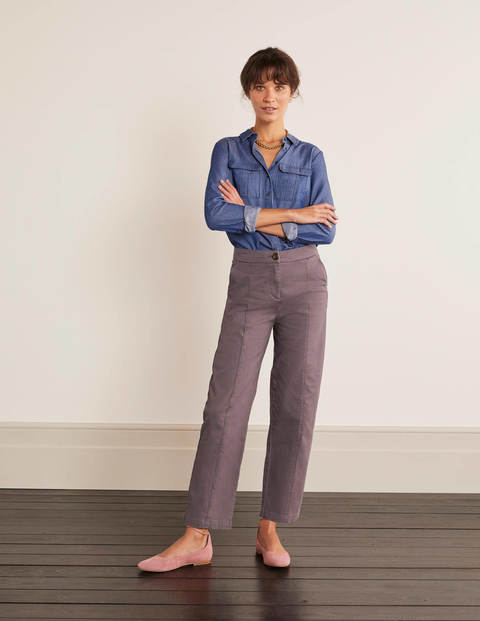 Rothes Seam Detail Trousers - Pewter Rothes Seam Detail Trousers - Pewter