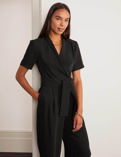 Ottoline Wrap Jumpsuit - Black Ottoline Wrap Jumpsuit - Black
