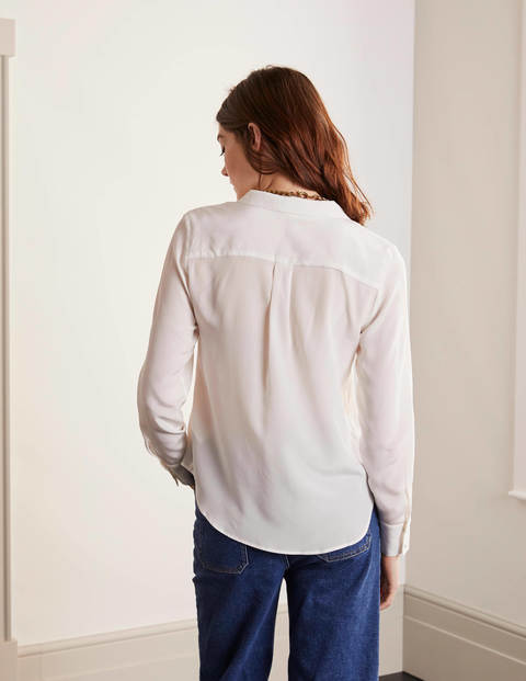 Tabitha Silk Shirt - Ivory Tabitha Silk Shirt - Ivory