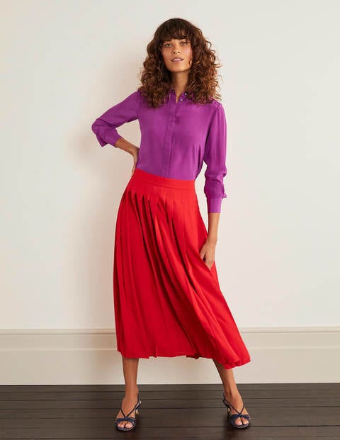 The Silk Shirt - Jewel Purple The Silk Shirt - Jewel Purple