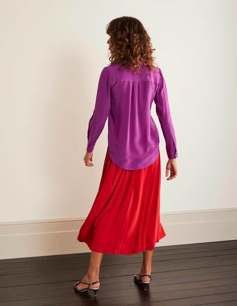 The Silk Shirt - Jewel Purple The Silk Shirt - Jewel Purple