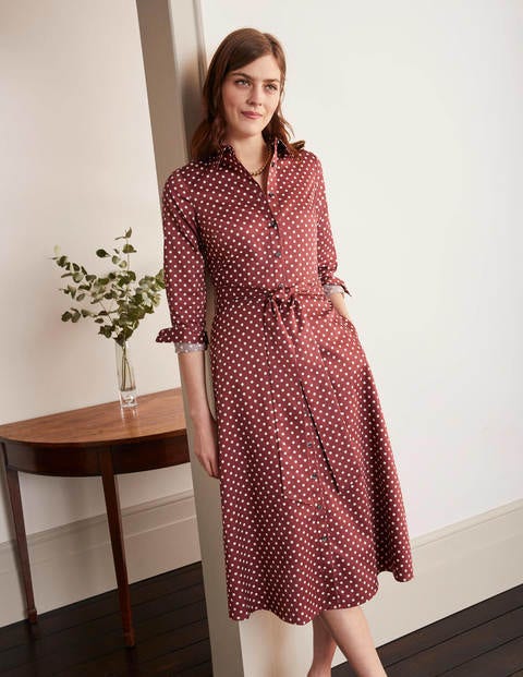 ladies midi shirt dress uk