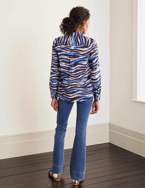 Faye Shirt - Ivory and Fig, Wild Faye Shirt - Ivory and Fig, Wild